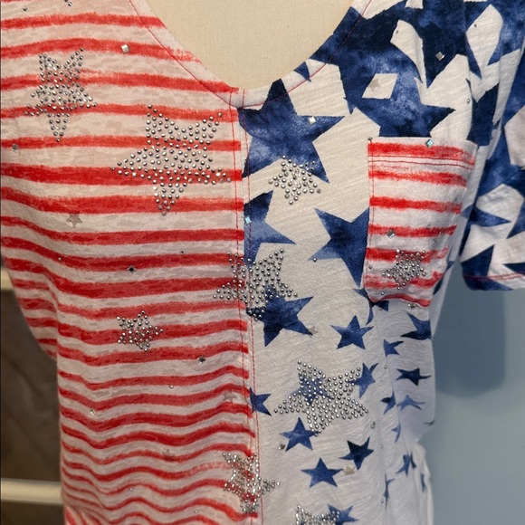 Onque Casual American Blouse - Picture 2 of 4